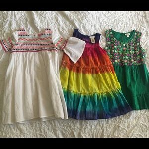 Girls size 6-7 lot of dresses